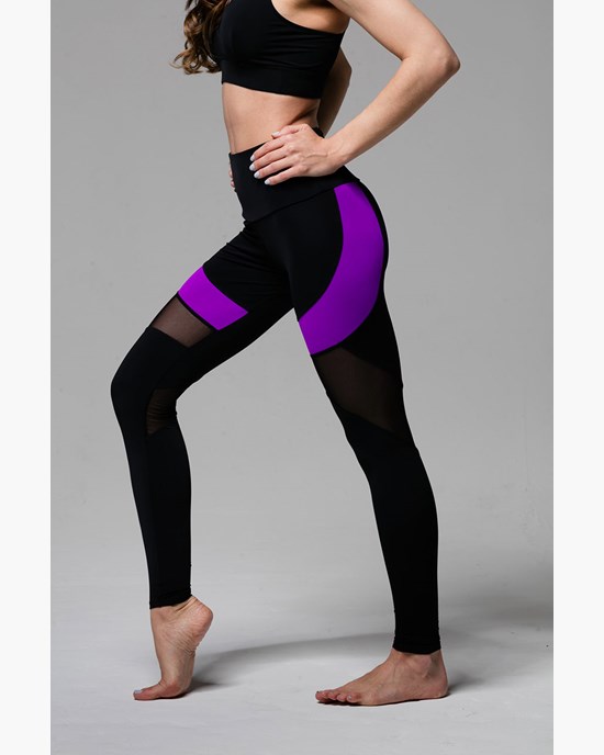 Yogabyxa Royal Legging, Electric Purple - ONZIE