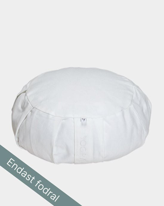 Ytterfodral Outer case meditation cushion, round, Birch White - Yogiraj