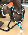 Yogahalsband Multi Beads Gemstone Necklace