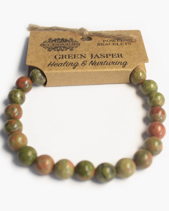 Armband Power Bracelet - Green Jasper