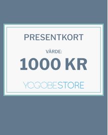 Presentkort Yogobe Store - 1000 kr