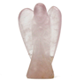 Kristallängel Hand Carved Gemstone Angel - Rose Quartz