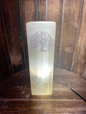 Kristalllampa Selenite Block Lamp 25cm - Tree of Life